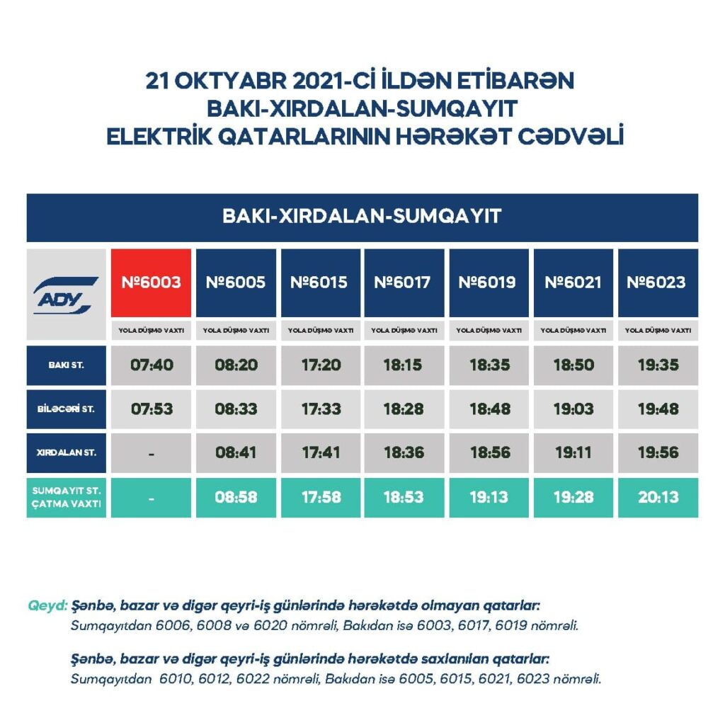 Foto Azərbaycan Dəmir Yolunun rəsmi Telegram kanal