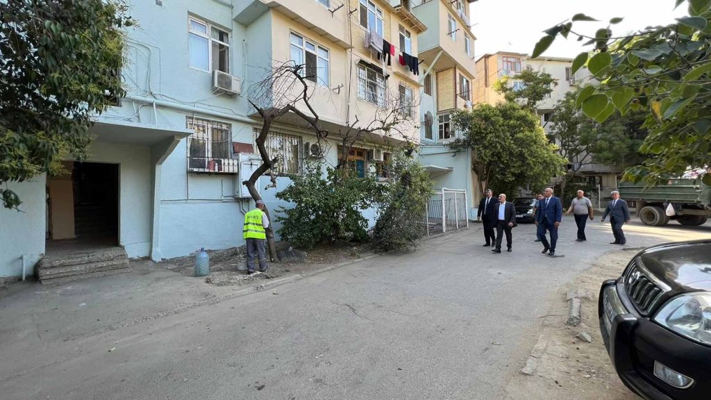 abadlıq işləri aparılır