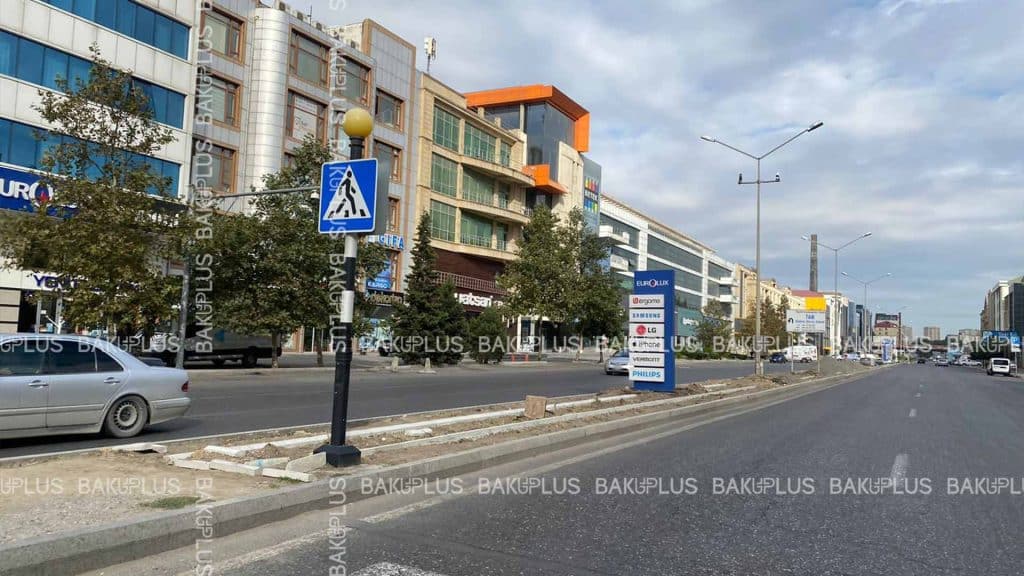 Əhməd Rəcəbli küçəsində yaşıllıq zonası yaradılır