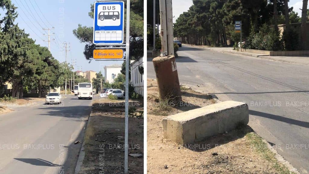 sakinlər piyada səkisinin vəziyyətindən narazıdırlar