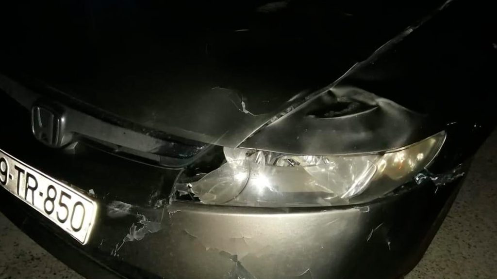 yolu keçən piyadanı avtomobil vurub