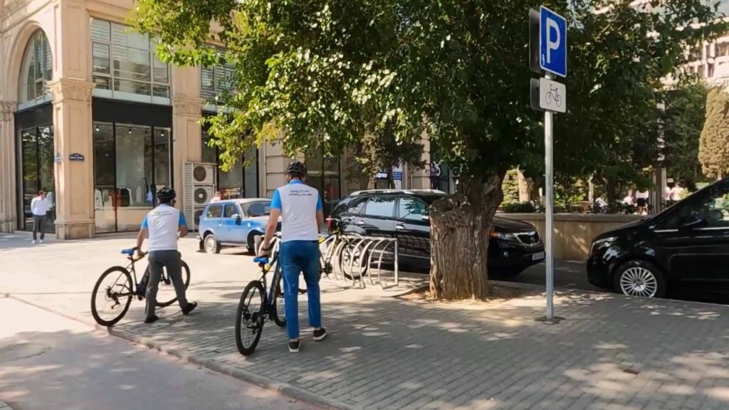 Bakıda velosipedlər üçün parkinq yerləri yaradılır