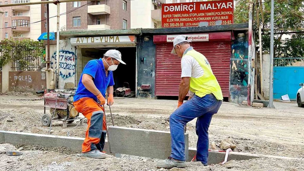 Məsud Əlizadə küçəsi təmir olunur