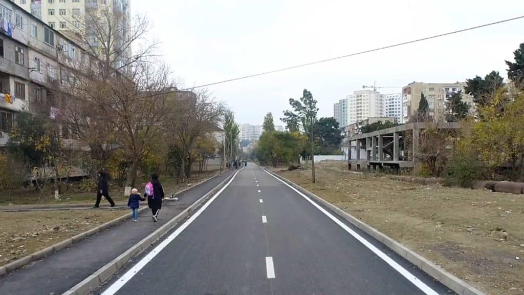 Xətai rayonunda Cavanşir küçəsi əhalinin istifadəsinə verilib