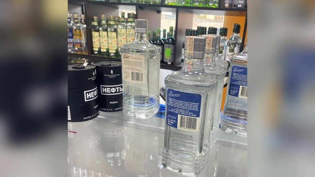 Bakıdakı mağazada saxta alkoqollu içkilər satılırdı