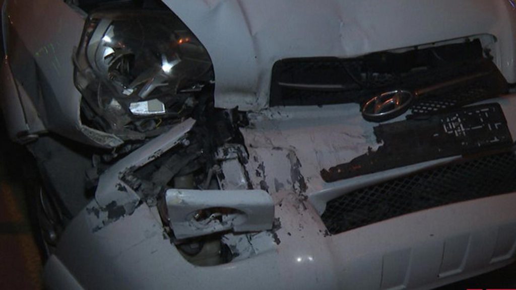 Heydər Əliyev prospektində minik avtomobili “Qazel”-ə çarpılıb