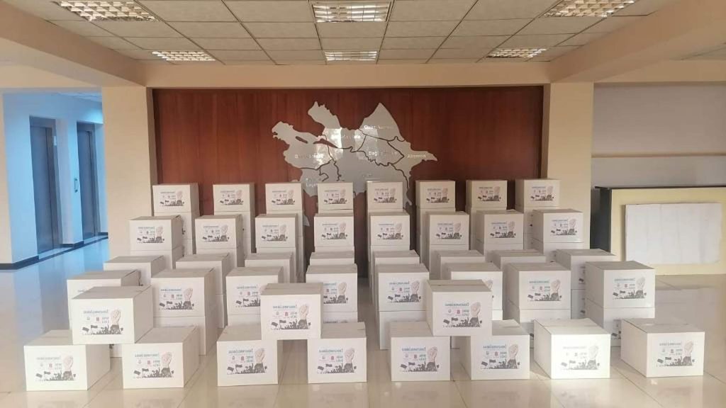 Nəsimi rayonunda yaşayan şəhid ailələri və Vətən müharibəsi iştirakçıları ziyarət olunub