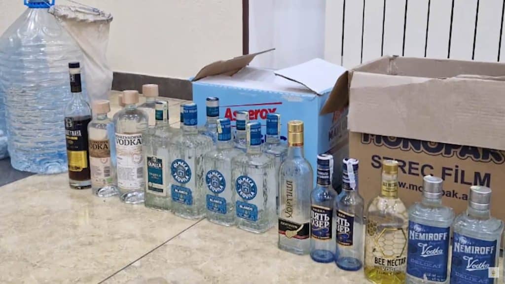 Bakıda saxta araq və tekila istehsal edən şəxs tutulub