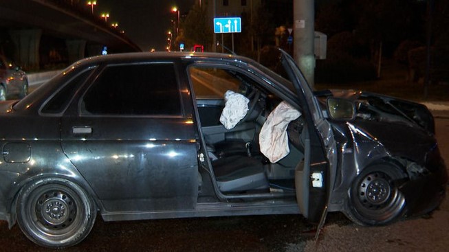 Binəqədi rayonunda “Changan” və “VAZ” toqquşub