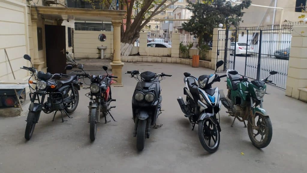 Yasamalda moped oğruları