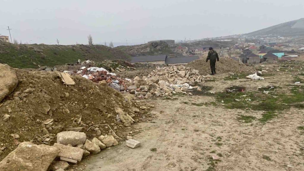 Binəqədi rayonunda hərbi sursat aşkar edilib