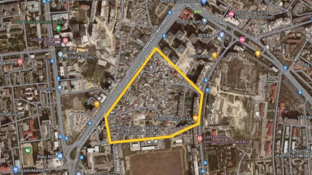“Alatava-1” yaşayış massivinin sökülməsi