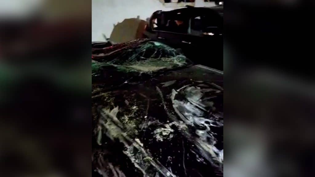 Yasamalda “Land Cruiser” aşaraq 8 avtomobilə ziyan vurub