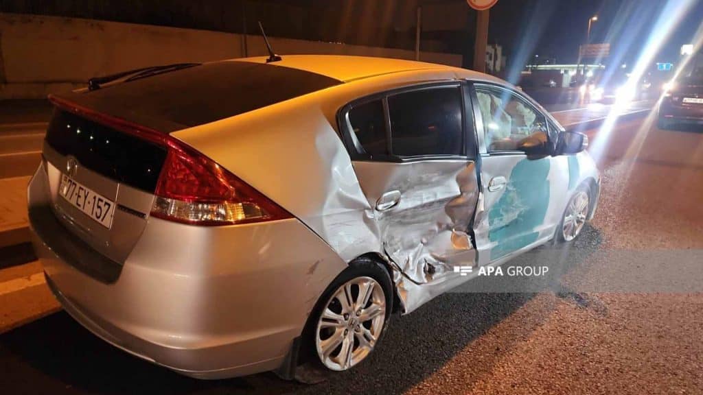 Ziya Bünyadov prospektində yol-nəqliyyat hadisəsi baş verib