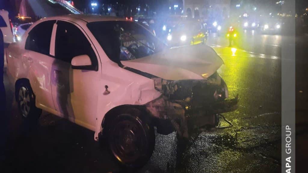 “Ukrayna” dairəsində zəncirvari qəza olub