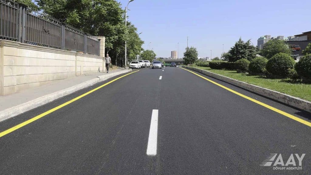Azadlıq prospektində təmir işləri yekunlaşıb