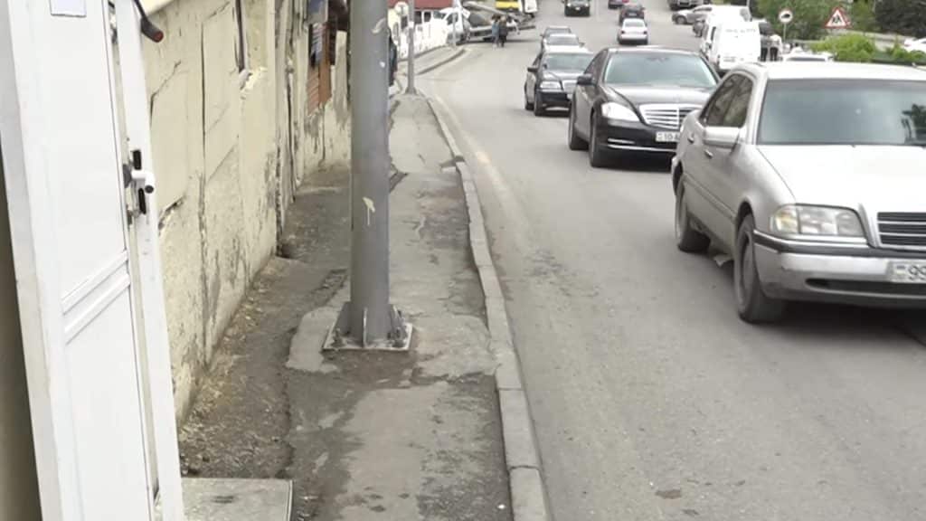 Yeni Yasamalda 1 nəfərlik piyada səkisi