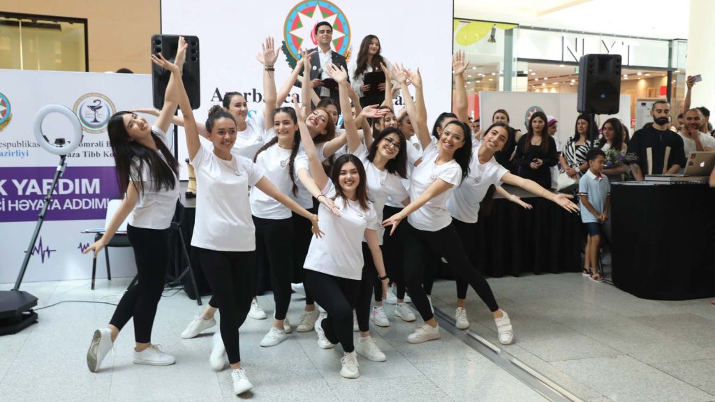 “Gənclik Mall”da tibbi fləş-mob keçirilib
