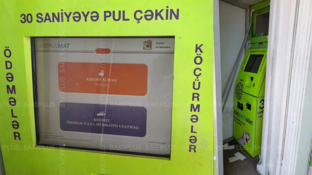 Bakıda quraşdırılan “Kreditomat”lar nə işə yarayır