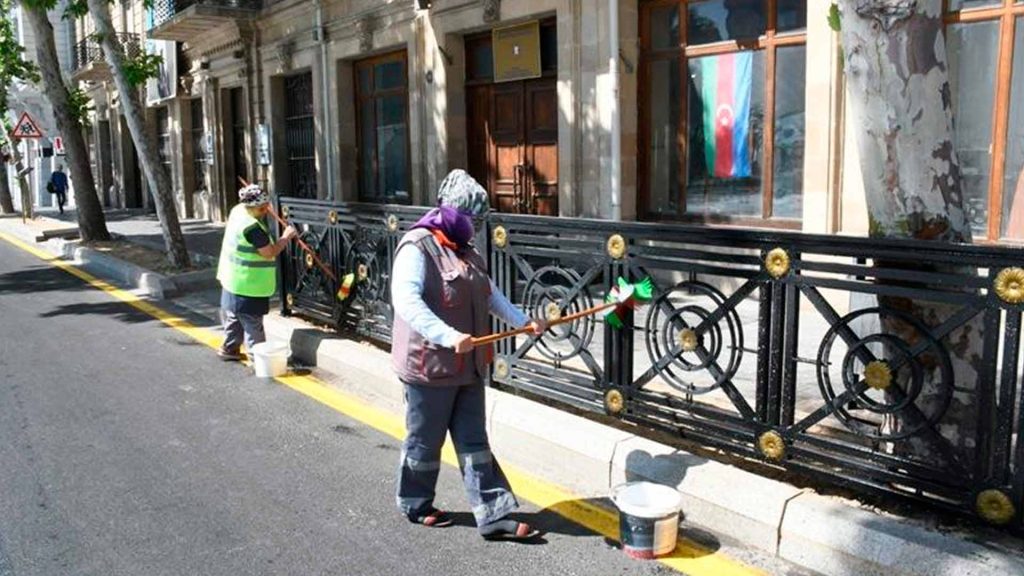 Bakının 1 gündə 545 küçəsi abadlaşdırılıb