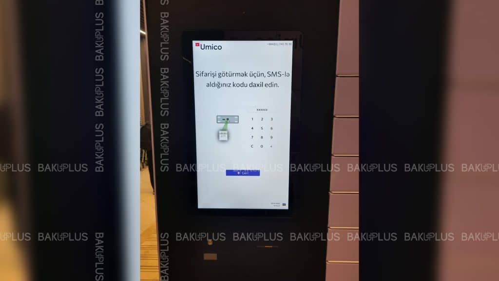 “Umico Market” istifadəçilərinin nəzərinə: “Port Baku”da test rejimində “poçtomat” quraşdırılıb