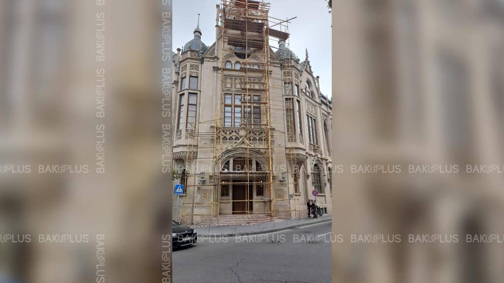 Səadət Sarayında təmir işləri aparılır