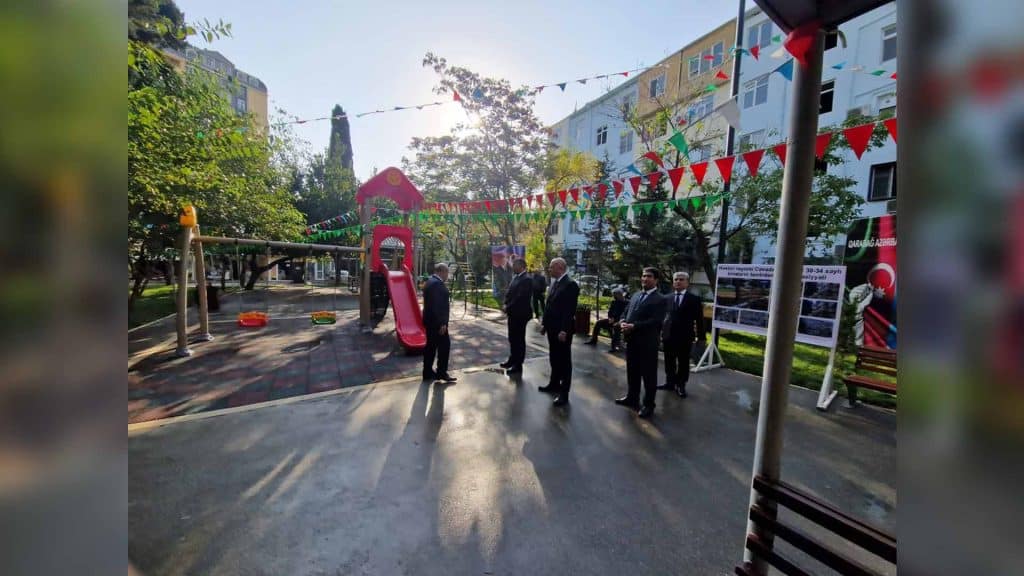 Nəsimidə daha bir həyətin abadlaşdırılması yekunlaşır