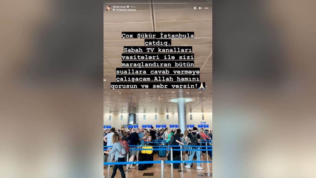 Samirə Efendi ailəsi ilə İsraili tərk edib