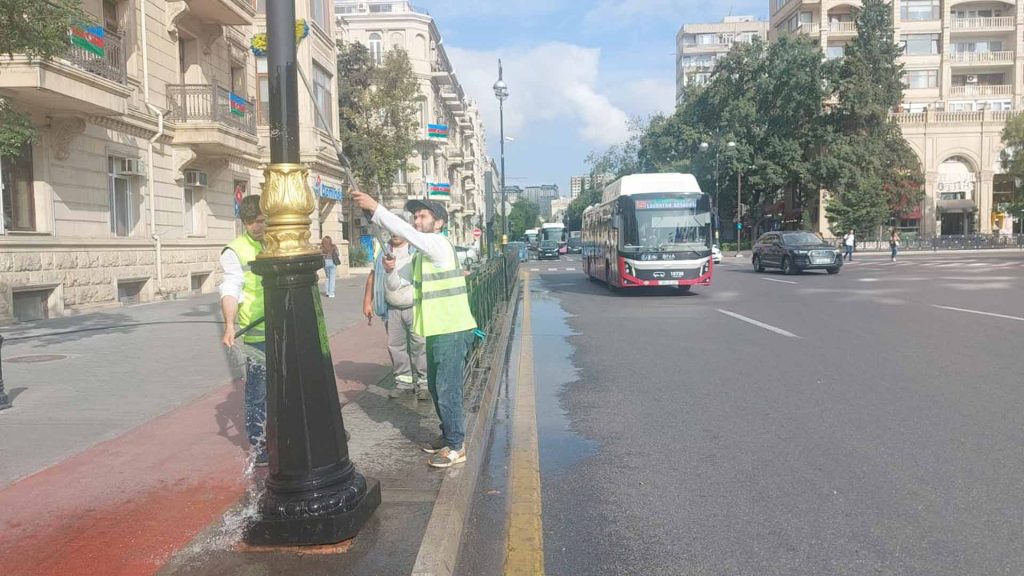 Səbaildə iməcilik keçirilib: prospekt və küçələr təmizlənib