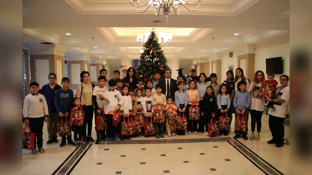 Səbaildə uşaqlar üçün Yeni il şənliyi təşkil olunub