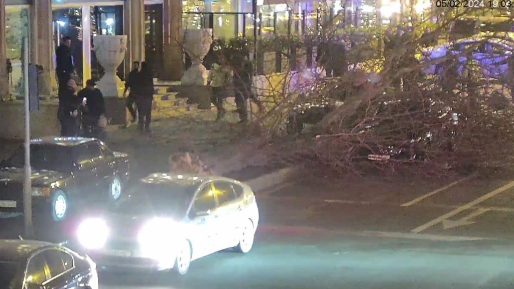 Nərimanovda ağac maşının üzərinə aşıb