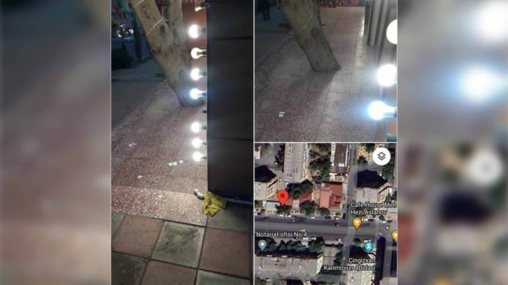 Xətaidə beşmərtəbəli bina hündürlüyündə ağacın dibi bağlanılıb – FOTO