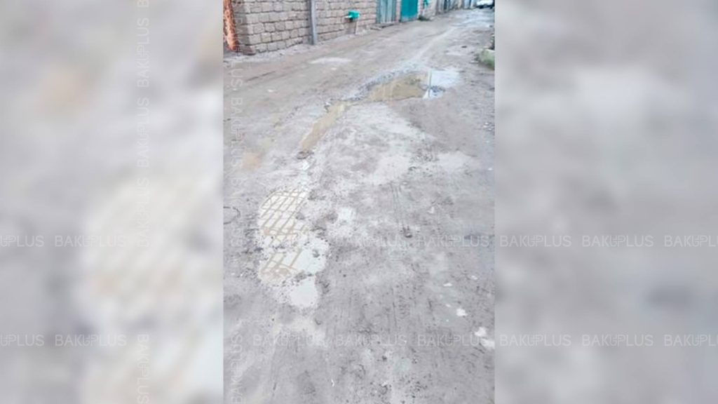 Polad Həşimov küçəsində yollar illərdir təmir olunmur
