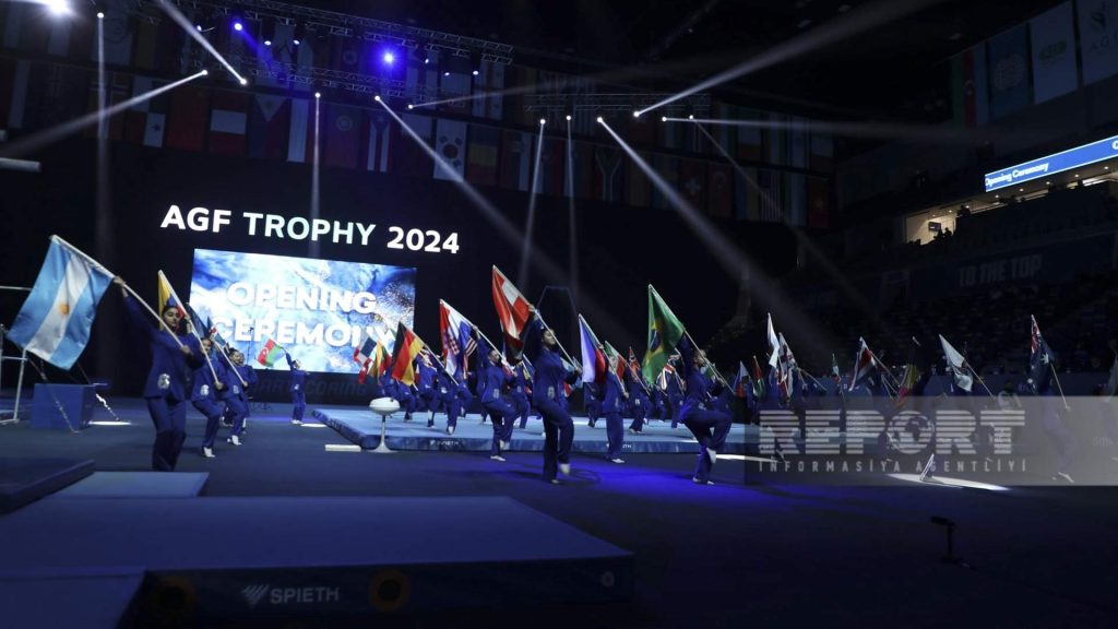 İdman gimnastikası üzrə Dünya Kubokunun açılış mərasimi keçirilib