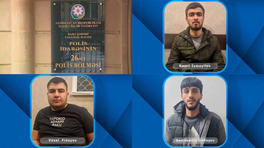 Yasamal rayonunda üç nəfər kabel oğurluğunda şübhəli bilinir