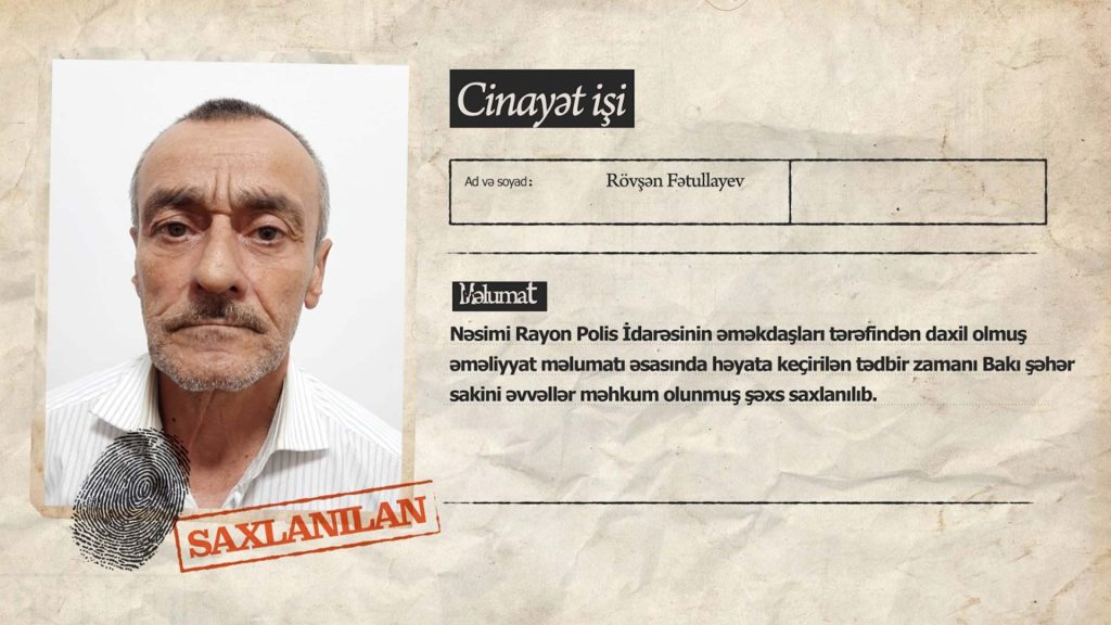 Nəsimidə silah və narkotiklərin satışı ilə məşğul olan şəxslər saxlanılıblar