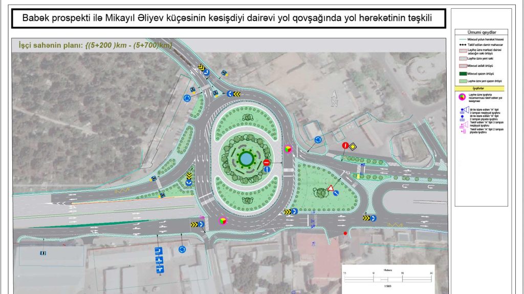 Bakıda yolların yenidən təşkili üçün 7 layihənin icrasına başlanılıb