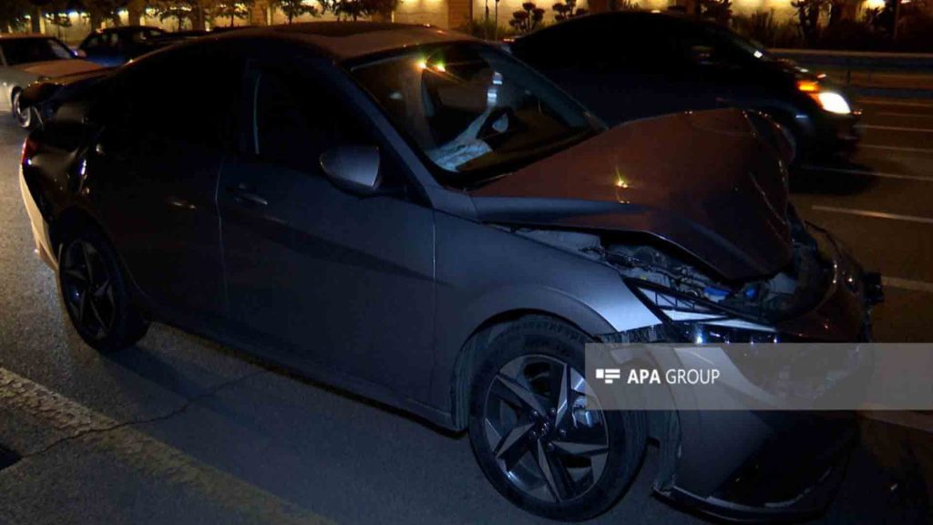 Aeroport yolunda zəncirvari qəza olub: xəsarət alanlar var