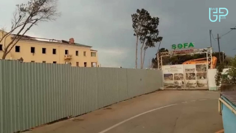 Bakıda Şəfa restoranının əvvəlki binasında yanğın baş verib