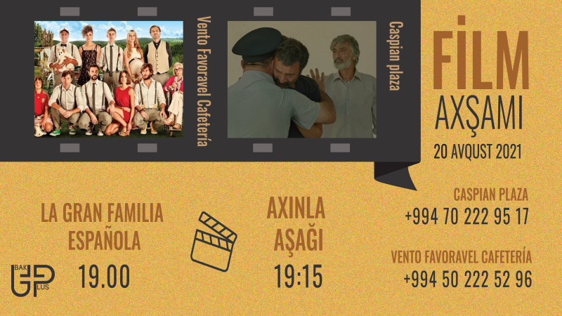 Bakıda həftənin cümə günündə film seçimi etmək imkanınız var