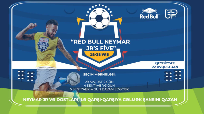 “Red Bull Neymar Jr’s Five Azerbaijan 2021” seçim mərhələsinə qeydiyyat başlayır
