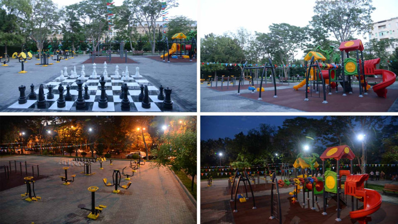 Bakıda köhnə park bərpa olunub