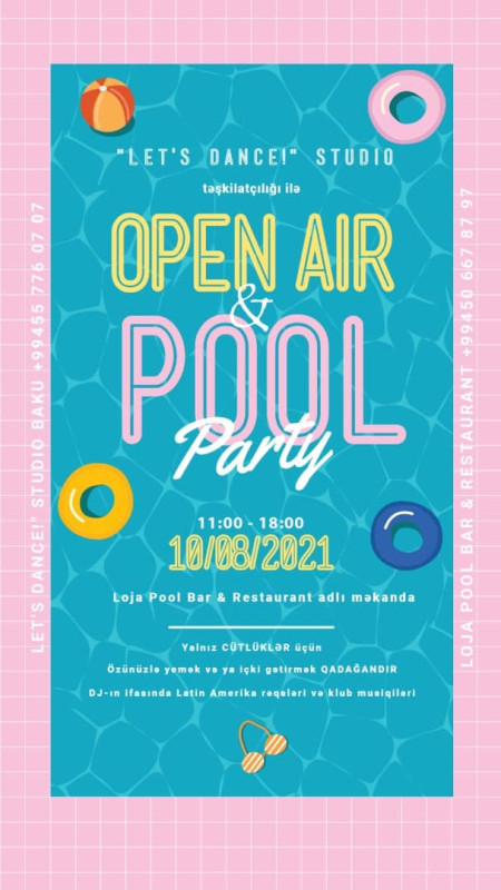 Bakıda bu gün Open air &amp; pool party keçiriləcək