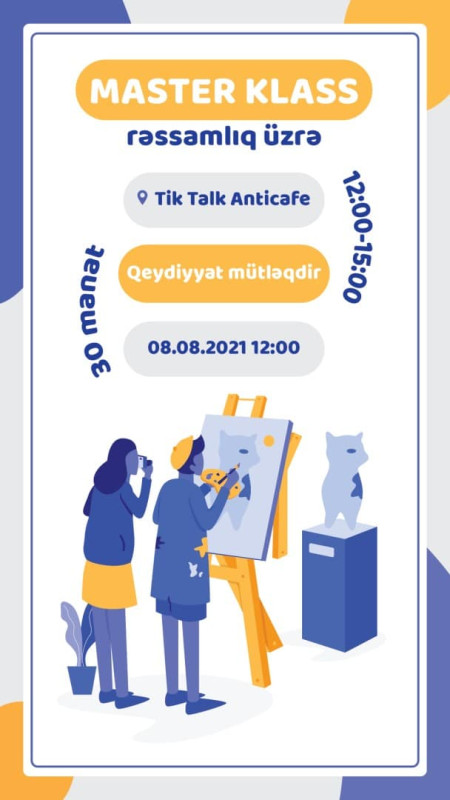 Bakıda rəssamlıq üzrə master klass keçiriləcək