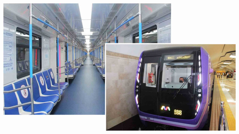Bakı metrosunda 4 yeni qatar xəttə buraxılıb