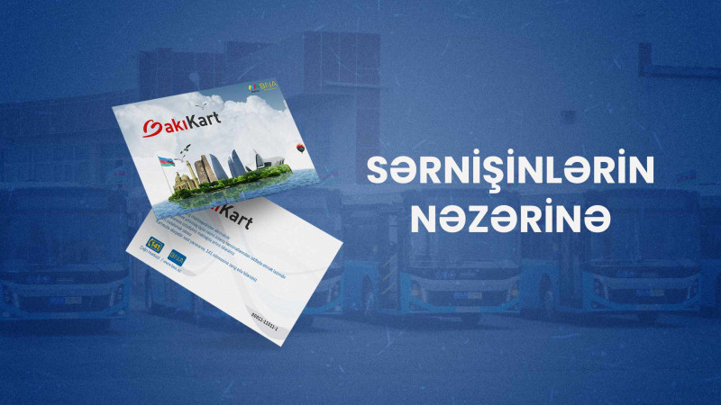 Bakı: 130 nömrəli avtobus kart sisteminə keçir