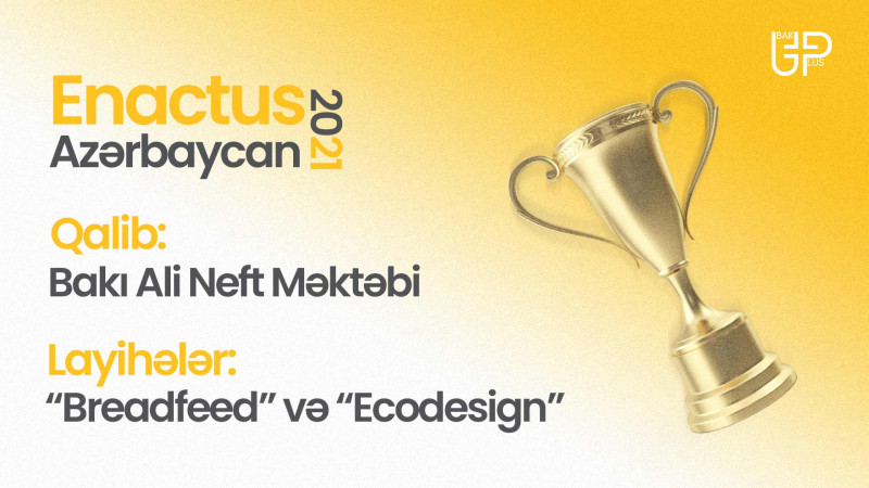 Bakı Ali Neft Məktəbinin komandası “Enactus Azərbaycan” müsabiqəsində qalib olub