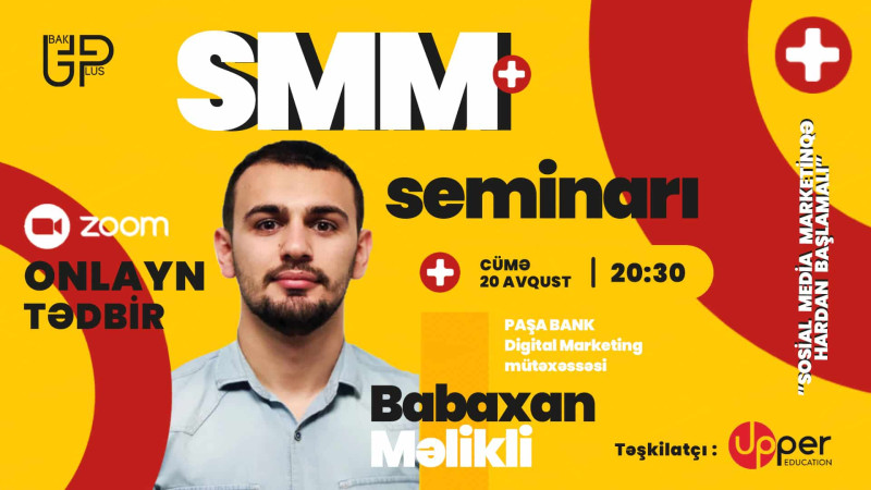 Bakıda ödənişsiz onlayn seminar keçiriləcək