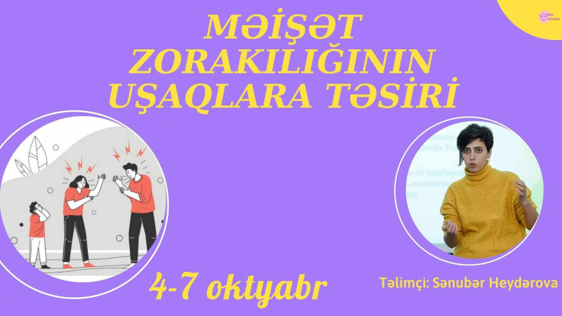 Bakıda məişət zorakılığının təsirləri haqqında təlim keçiriləcək