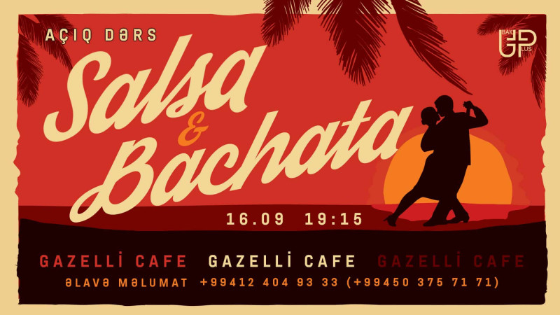 Salsa və Baçata rəqqaslarının açıq dərsdə iştirak etmək imkanı var